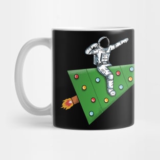 Space rocket christmas Mug